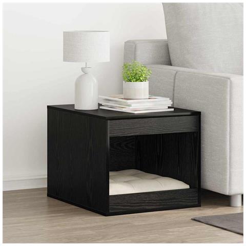 Rifugio per lettiera per gatti Rovere Nero 47 x 59 x 42 cm - Foto 2