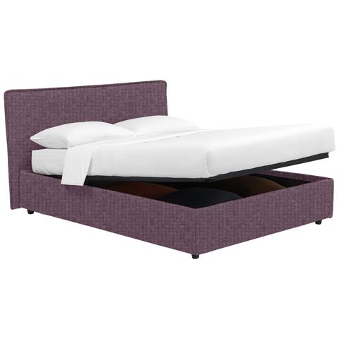 Cirie - Letto Piazza E Mezza Sfoderabile, Viola Lilla - Foto 4