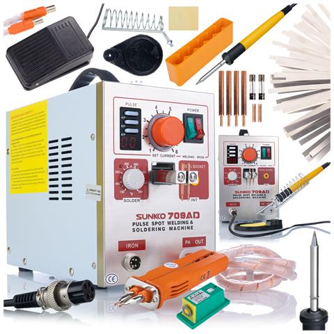 Saldatrice A Punti Sunkko 709ad - Alta Potenza E Precisione | 3,2 Kw, 30-800a | Per Batterie E Componenti Elettronici - Foto 1
