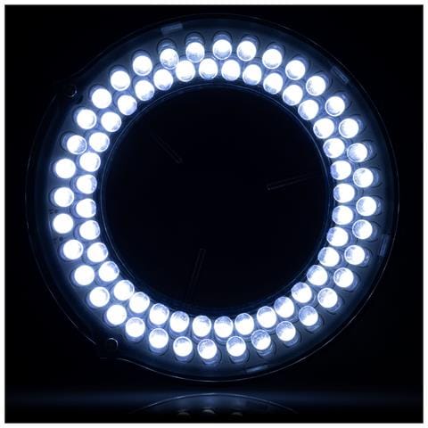 Illuminatore Regolabile Per Microscopio 72x Led - Intensità Regolabile, 60.000 Lux | Montaggio 30-65 Mm, 6500-7000k | Ac 90-240v, Dc 12v - Foto 8