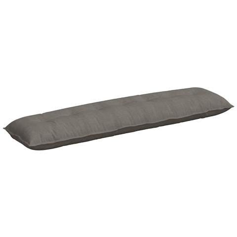 Cuscino per Schiena Grigio chiaro 200 x 50 cm Tessuto in Cords - Foto 1