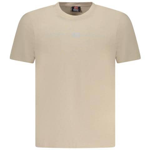 T-shirt a maniche corte da uomo BEGE - Colore: Beige, Taglia: L - Foto 1