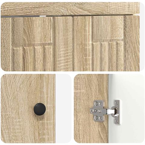 Set di mobili per il bagno Rovere Sonoma 78,5 x 37,5 x 81 cm - Foto 9