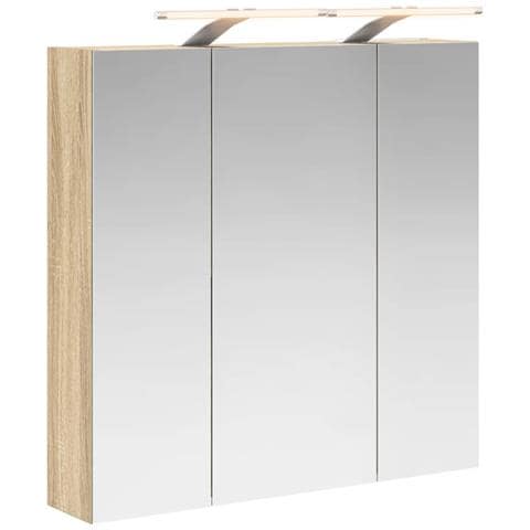 Mobiletto per specchio da bagno Rovere Sonoma 70 x 14,5 x 70 cm - Foto 1
