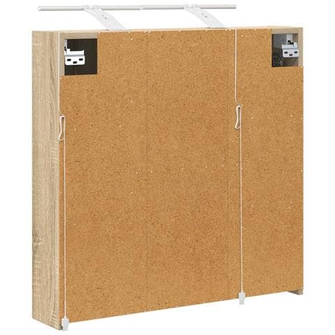 Mobiletto per specchio da bagno Rovere Sonoma 70 x 14,5 x 70 cm - Foto 9