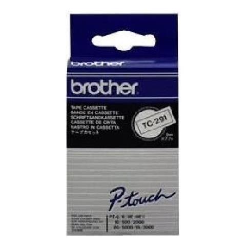 Nastro Laminato per Etichettare Nero su Bianco - Foto 2