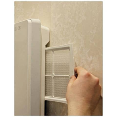 Touch Termoventilatore da Parete per Bagno Potenza 1800 Watt Colore Bianco e Grigio - Foto 10
