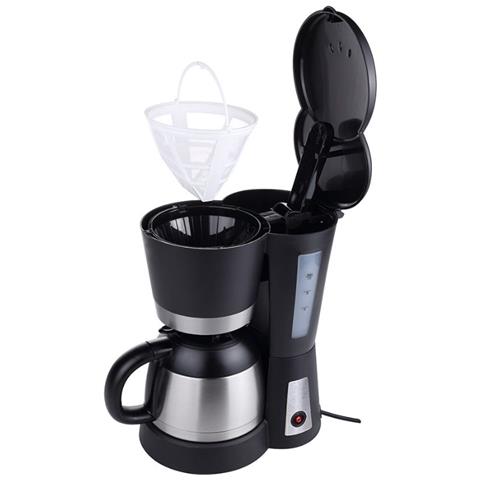 Macchina da Caffè Espresso Automatica Serbatoio 1 Lt. Potenza 800 Watt Colore Nero - Foto 2