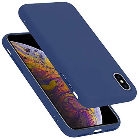 Custodia Compatibile Con Apple Iphone X / Xs In Liquid Blu - Coperchio Protettivo In Silicone Tpu Flessibile - Foto 1