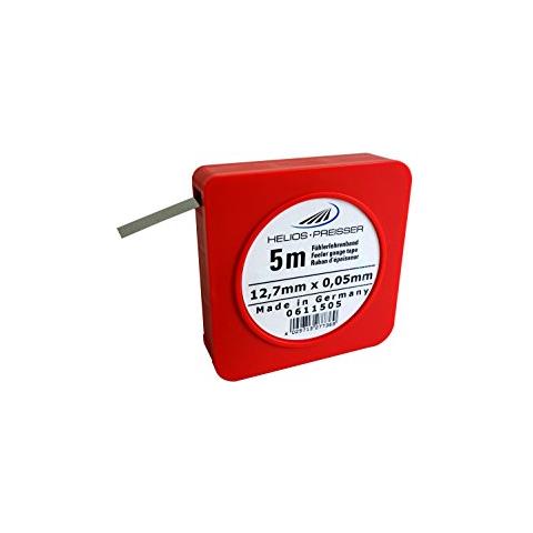 Helios Preisser 611505 Nastro Di Calibro Feeler, Rosso / Grigio, 5 M / 0,05 Millimetri - Foto 1