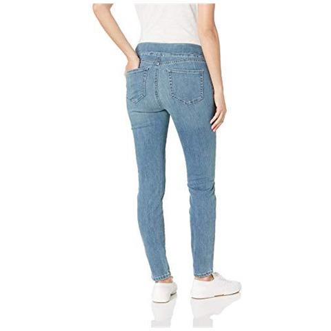 Donne Stretch Pull-on Jegging Wash Light-4 Uk Lunga - Foto 2