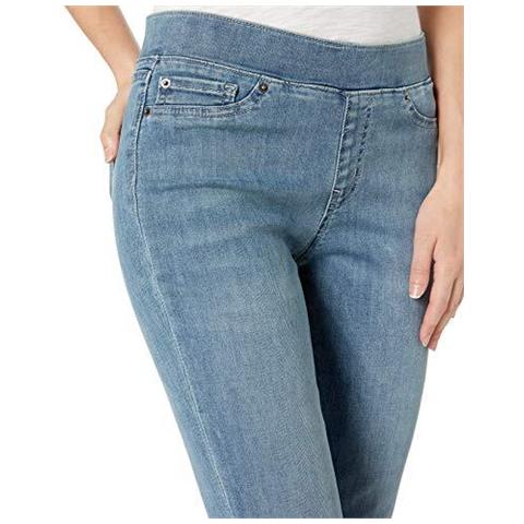 Donne Stretch Pull-on Jegging Wash Light-4 Uk Lunga - Foto 4