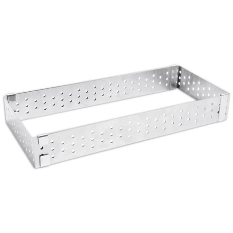Telaio A Torta Rettangolare Espandibile In Acciaio Inox 22/42cm - Foto 1