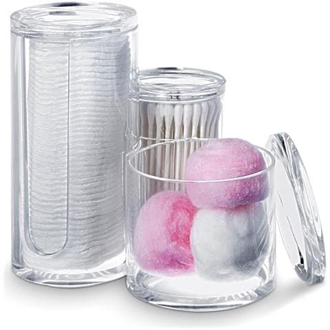 Domopak - Porta Dischetti/cotone/bastoncini Cotonati 15x12,5xh14cm - Foto 3