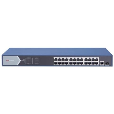 DS-3E0526P-E switch di rete Non gestito Gigabit Ethernet (10/100/1000) Supporto Power over Ethernet (PoE) Blu - Foto 1