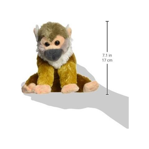 Scimmia Scoiattolo Peluche, Animale Farcito, Peluche, Regali Per Bambini, Coccoloni 8 Pollici - Foto 4