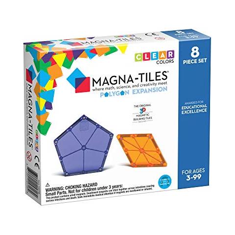 Set Di Costruzioni Magnetiche Ad Espansione Da 8 Pezzi Poligoni, Il Marchio Di Costruzioni Magnetiche Originale - Foto 1
