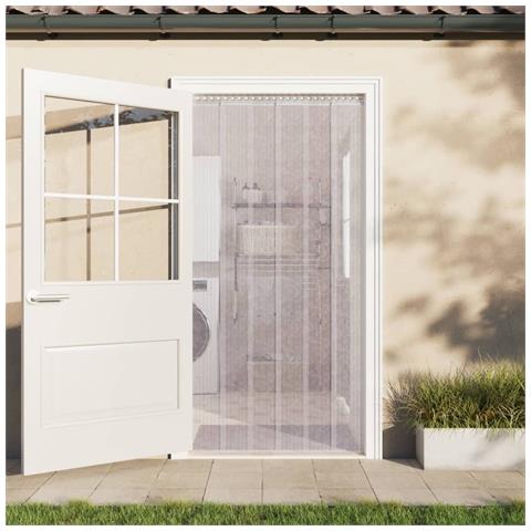 Tenda Per Porte Trasparente 200 Mm X 1,6 Mm 50 M In Pvc - Foto 6