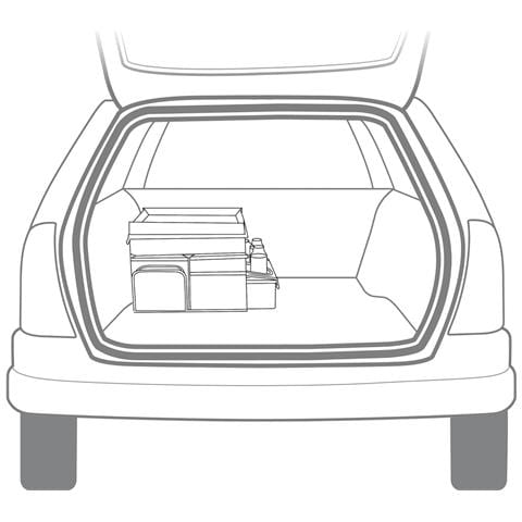 Black+decker Borsa Organizer Bagagliaio Con Tracolla E Portabevande Da Viaggio - Foto 2