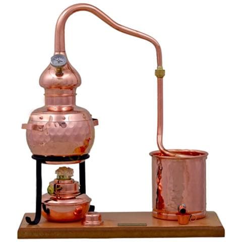 Alambicco Alembic Set Premium 0,7 Litri Con Bruciatore A Spirito E Termometro - Foto 1