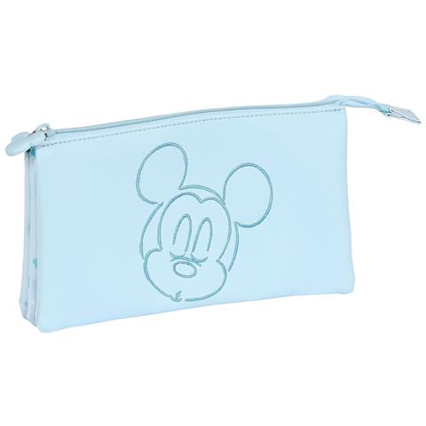 Portaoggetti Triplo Mickey Mouse Clubhouse Baby Azzurro Chiaro (22 X 12 X 3 Cm) - Foto 1