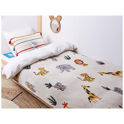 Coperta Sameo Cotone 130 X 170 Cm Multicolore - Foto 1