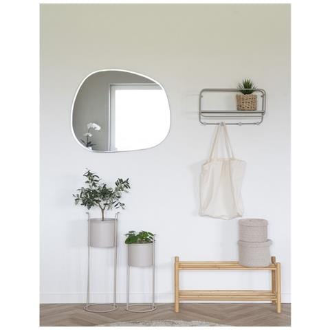 Scarpiera Manaus - Marrone - Bamboo - 27x70x33 Cm - Foto 5