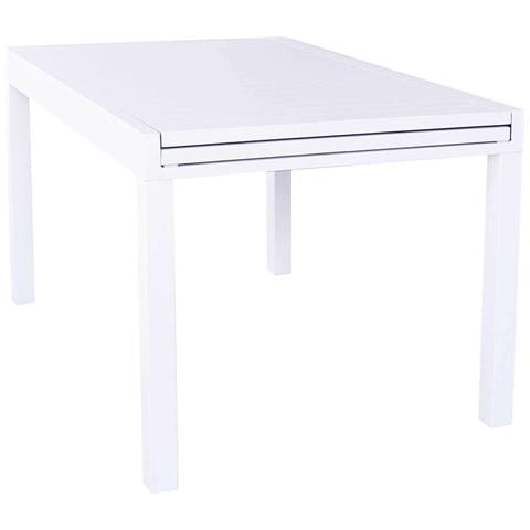 Tavolo Estensibile 135/270 Cm Da Giardino Con Struttura In Alluminio E Piano Effetto Doghe Nilo - Foto 1
