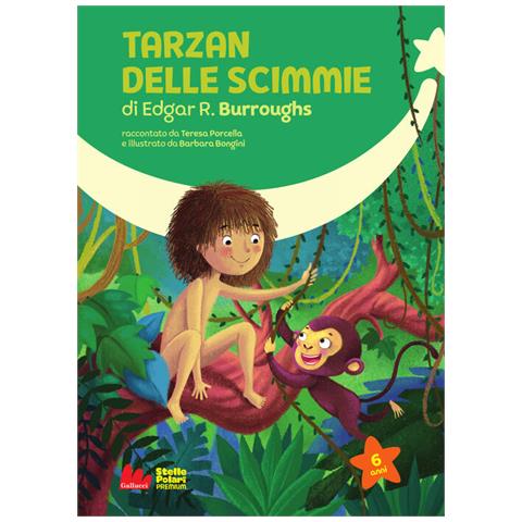 Teresa Porcella - Tarzan delle scimmie di Edgar R. Burroughs. Ediz. ad alta leggibilità - Foto 1