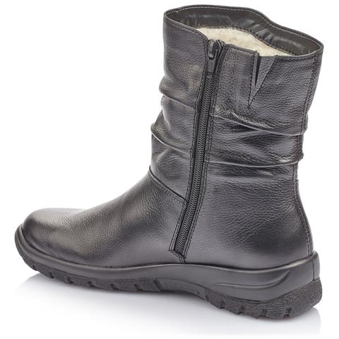 Mason Black Ankle Boots Stivali Pelle Scarpe Donna Nero Eu 36, Z7193-00 - Foto 3