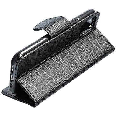 Custodia A Libro Book Cover Case Per Apple Iphone 16 Black - Foto 5