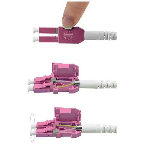 21.15.8650 cavo InfiniBand e in fibra ottica 0,5 m LC LC /LC Viola - Foto 2