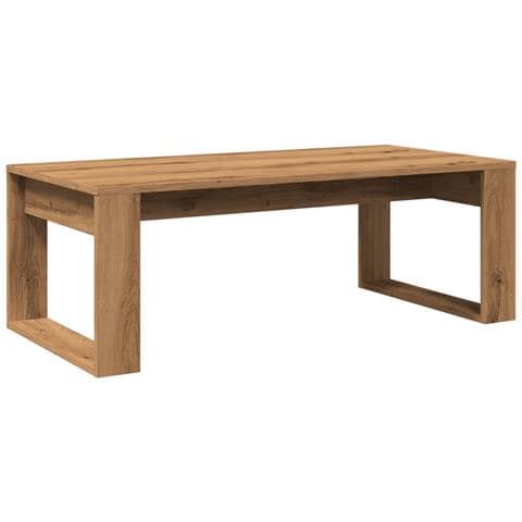Tavolino Salotto Rovere Artigianale 102x50x35 Cm In Truciolato - Foto 2