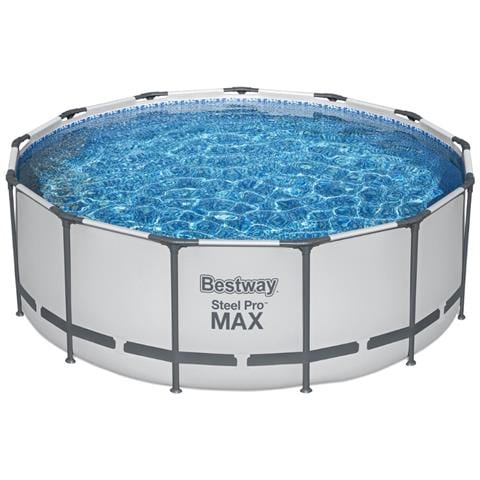 Piscina Fuori Terra - In Giro - 427x84 Cm - Grigio - Include Accessori Coordinati Cb32 - Foto 2