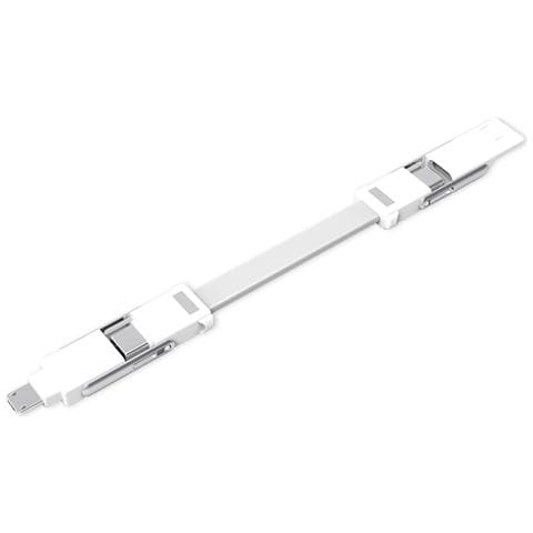 Cavo Dati Portachiavi Multifunzionale 6 In 1 - White - Foto 2