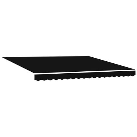 Tessuto di Sostituzione per Tenda 4x3 m Nero - Foto 1