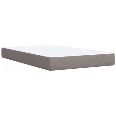 Giroletto a Molle con Materasso Tortora 120x190 cm in Tessuto - Foto 9