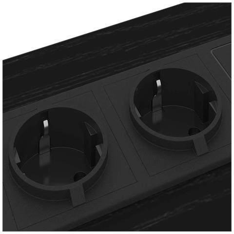 Armadio da Notte Rovere nero 42 x 41 x 61 cm Legno multistrato - Foto 9