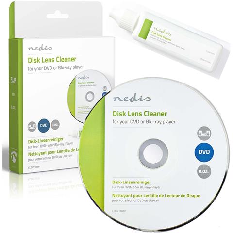 Detergente Per Lente Lettori Dischi Dvd Rom Cd Blu Ray Kit Pulizia 20 Ml - Foto 1