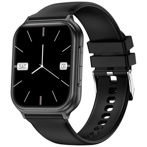 Smartwatch Multifunzionale Con Monitoraggio Della Salute E Supporto Per Chiamate Bluetooth Black - Foto 2