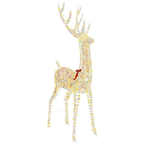 Renna 3D con 250 LED Bianco caldo 180 cm PET - Foto 1