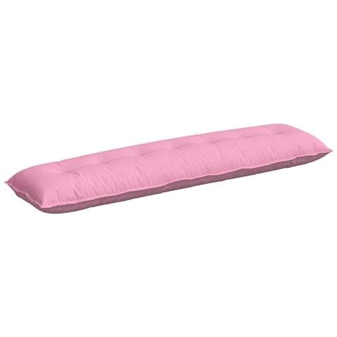 Cuscino per Schiena Rosa 200 x 19 x 50 cm Tessuto - Foto 1