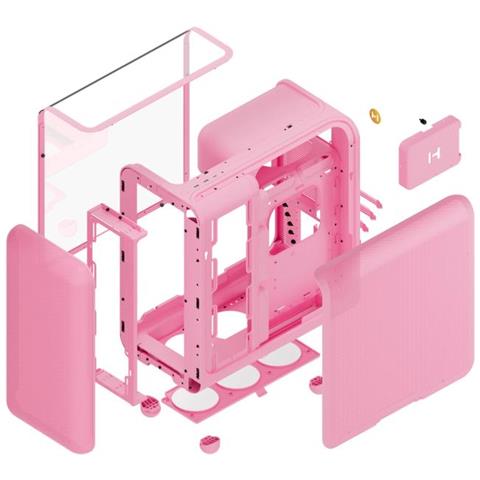 X50 MID TOWER CASE STRAWBERRY MILK - Foto 7