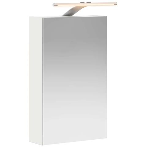 Mobiletto per specchio da bagno Bianco 30 x 10,5 x 50 cm - Foto 1