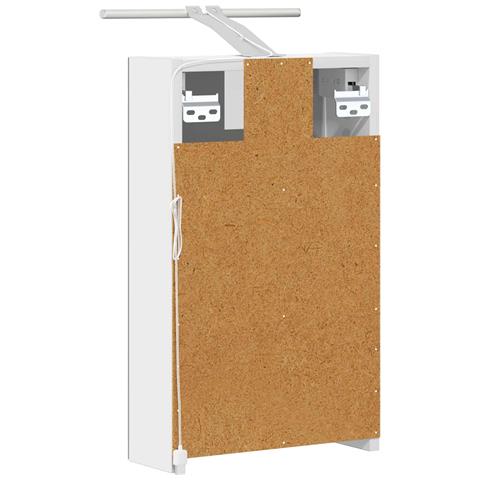 Mobiletto per specchio da bagno Bianco 30 x 10,5 x 50 cm - Foto 9