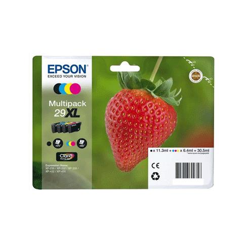 C13T29964022 Cartuccia Ink Originale Nera / Ciano / Gialla / Magenta per XP-235 Capacità 1820 Pagine - Foto 2