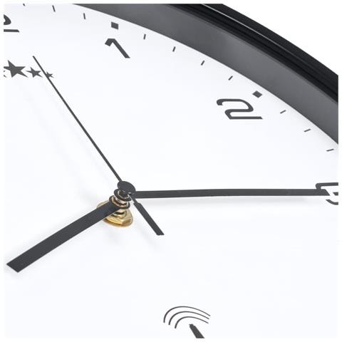 Orologio a Parete Radiocontrollato al Quarzo 31cm Bianco e Nero - Foto 6