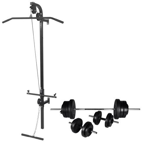 Macchina Da Parete Con Bilanciere E Set Manubri 60,5 Kg - Foto 1