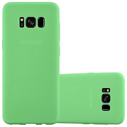 Custodia Compatibile Con Samsung Galaxy S8 In Candy Pastello Verde - Coperchio Protettivo In Silicone Tpu Flessibile - Foto 1
