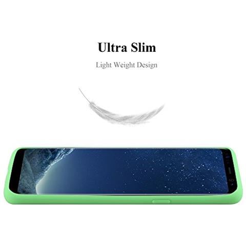Custodia Compatibile Con Samsung Galaxy S8 In Candy Pastello Verde - Coperchio Protettivo In Silicone Tpu Flessibile - Foto 2